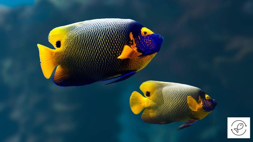 Angelfish that are ready to mate